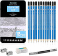 Profession Sketch Pencils 6B to 4H for Kids and Adults Drawing, Art Graphite Pencil for Artists Beginner Sketching