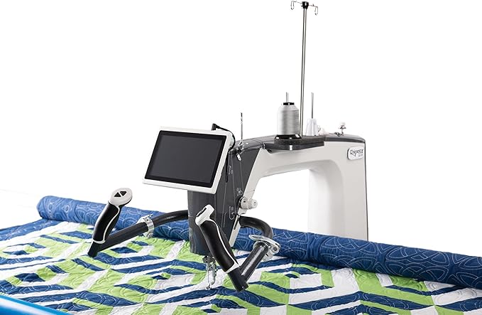 Q'nique 19X - Elite Long Arm Quilting Machine and Cutie Table Top Quilting Frame | Quilting Machine and Quilting Frame | Grace Quilting Machine | Grace Quilting Frame