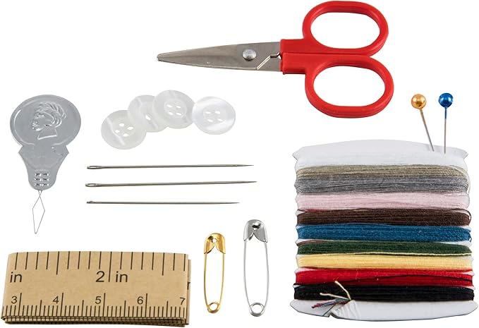 SINGER 00267 Sewing Kit in Reusable Pouch,