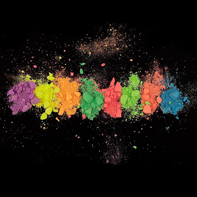 Soho Urban Artist Soft Pastel Sticks - Bundle of 10 Each Metallic and Fluorescent Colors for Artists - Drawing, Blending, Layering, Shading