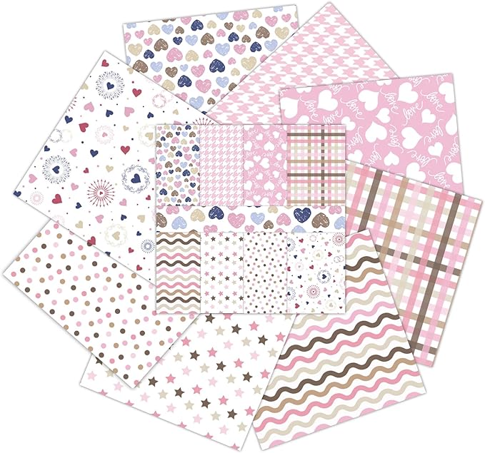 Scrapbook Paper,16 Sheets 4.1x5.8 Inch Painted Dots Style Scrapbook Supplies,Single-Sided Vivid Origami Decoupage Paper for DIY Crafts, Card Making, Art Journaling
