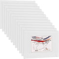 US Art Supply 4 X 6 inch Professional Artist Quality Acid Free Canvas Panel Boards for Painting 12-Pack (1 Full Case of 12 Single Canvas Board Panels)