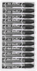 PATIKIL Black Oil Pastels, 12Pcs Soft Oil Crayons Vibrant and Creamy Pastels Stick Art Supplies for Art Painting Drawing Blending Graffiti for Artists Beginners