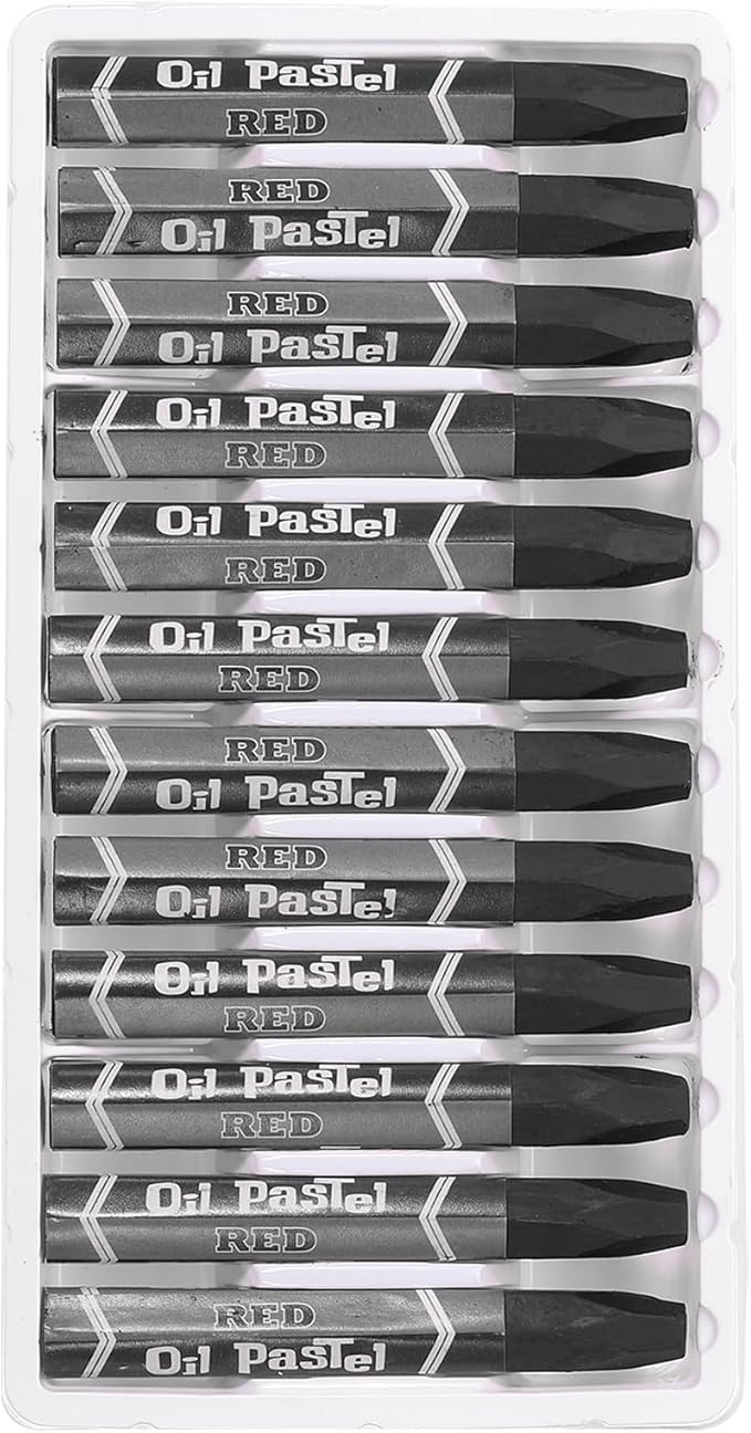 PATIKIL Black Oil Pastels, 12Pcs Soft Oil Crayons Vibrant and Creamy Pastels Stick Art Supplies for Art Painting Drawing Blending Graffiti for Artists Beginners