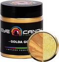 Eye Candy Pigments Premium Gold Mica Powder - Golda Gold (25gr) - for Epoxy, Resin, Soap, Paint, Woodworking, Acrylic Pouring, Bath Bombs, Fishing Lures - DIY Arts and Crafts Additive