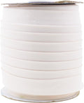 Mandala Crafts 55 Yards 1 Inch Ivory Double Fold Bias Tape for Sewing - Bias Binding Tape for Quilting Binding, Hemming, Seam, and Fabric Piping