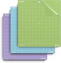 Nicapa Replacement Cutting Mat for Cricut Maker 3/Maker/Explore 3/Air 2/Air/One (12x12 inch 3pack-Standardgrip、Lightgrip、Stronggrip) Adhesive&Sticky Non-Slip Flexible Square Gridded Cut Mats Set