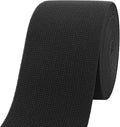 Black Wide Knit Elastic Band for Sewing 3 inch 5yards Double-Side Twill Woven Elastic Heavy Stretch Elastic Spool Band for Pants Waist-Wigs-Skirts-Craft-DIY Projects