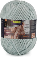Fluffy Chenille Yarn for Crocheting - Baby Blanket Yarn for Knitting - Velvet Yarn for Amigurumi Crochet, Ultra Soft Yarns Weight Per Roll 200g/7oz, Length 240m/262yard