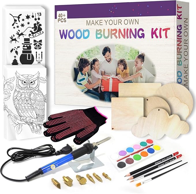 ACRSIKR Gifts for Teens, 11 12 13 14 16 Years Old Teen Boys Girls Gift Arts Crafts Christmas Wood Burning Kit Tool for Teenagers