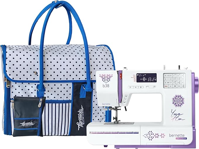 Bernette B38 Yaya Han Special Edition Sewing Machine with Topstitch bag