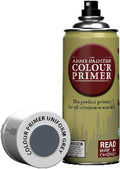 The Army Painter, Colour Primer: Uniform Grey, 400ml, 13.5oz - Acrylic Spray Undercoat for Miniature Painting - Spray Primer for Plastic Miniatures