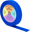 Mandala Crafts Wide 2 Inch Blue Elastic Bands Spool for Pants Waistbands Sewing and DIY Crafts, 25 YD Stretchy Flat Fabric Strap Knit Elastic Band for Wig