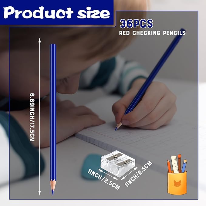 36 PCS DurkBlue Colored Pencils, Pre-sharpened Professional Wooden Art Pencils Set for Artists Painting | Premium Drawing Sketching Supplies (DurkBlue)