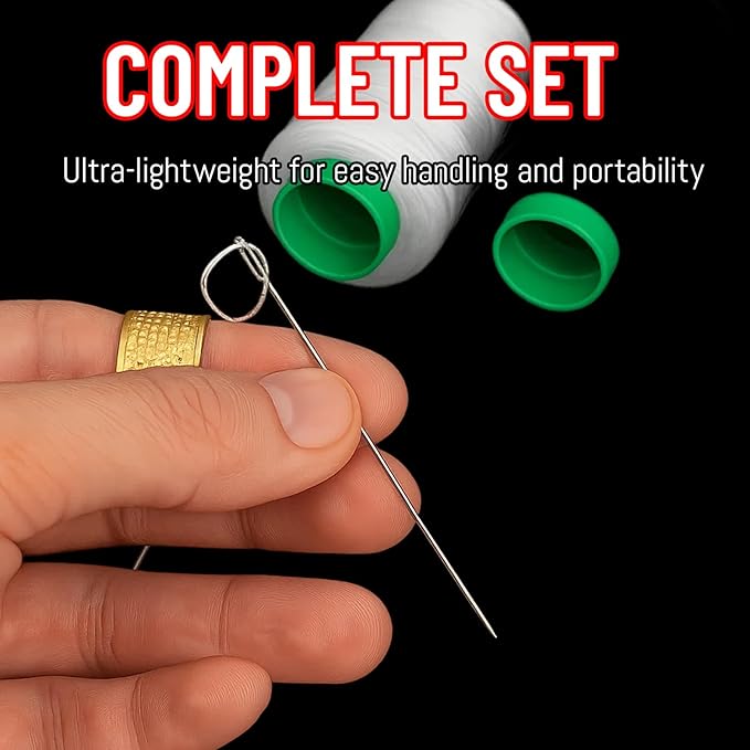 Steel Needles for Hand Sewing, Big Eye Steel Sewing Needles Kit, Stainless Steel Needles for Hand Sewing, 68 Piece Sewing Kit with Steelneedles, NeedleThread Kit, Stainless Steel Sewingneedles, 69 PCS