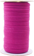 Mandala Crafts 55 Yards 1/4 Inch Orchid Double Fold Bias Tape for Sewing - Bias Binding Tape for Quilting Binding, Hemming, Seam, and Fabric Piping