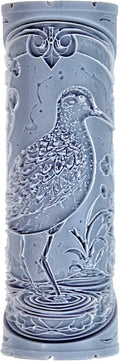 Sandpiper Clay Texture Roller (4") - Bird Set #02 - Embossing Pattern Roller for Polymer & Ceramic Clay, Pottery & Crafts