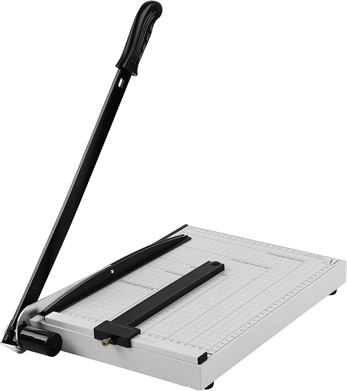 Precision Paper Cutter for A4/B5/A5/B6/B7, 10x13 inches, 70GSM Capacity, Metal Base