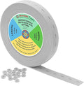 Mandala Crafts Gray Buttonhole Elastics Band Pants Waist Tightener for Jeans - 0.75 In 15 Yds Gray Elastic with Button Holes for Button Extender Waistband Belt