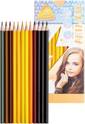 Colored Pencils Set, Neon, Pastel, Classic, Metallic, Skin Tone, Pre-Sharpened Coloring Pencils for Adults, Kids Beginners, Drawing, Sketching, Shading, Blending, Art Supplies (Skin Color)