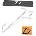 2Pcs Mini 2" Branding Irons, Alphabet Custom Wood Branding Iron Personalized for Wood Working, Leather Hats, Felt, Cowhide, BBQ & Bread Logo, Steak Branding Iron for Food (Z z)