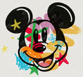 DIAMOND ART CLUB Mickey Shapes Diamond Painting Kit, Fun DIY Crafts for Adults, Round Diamond Art Canvas, 13" x 13"