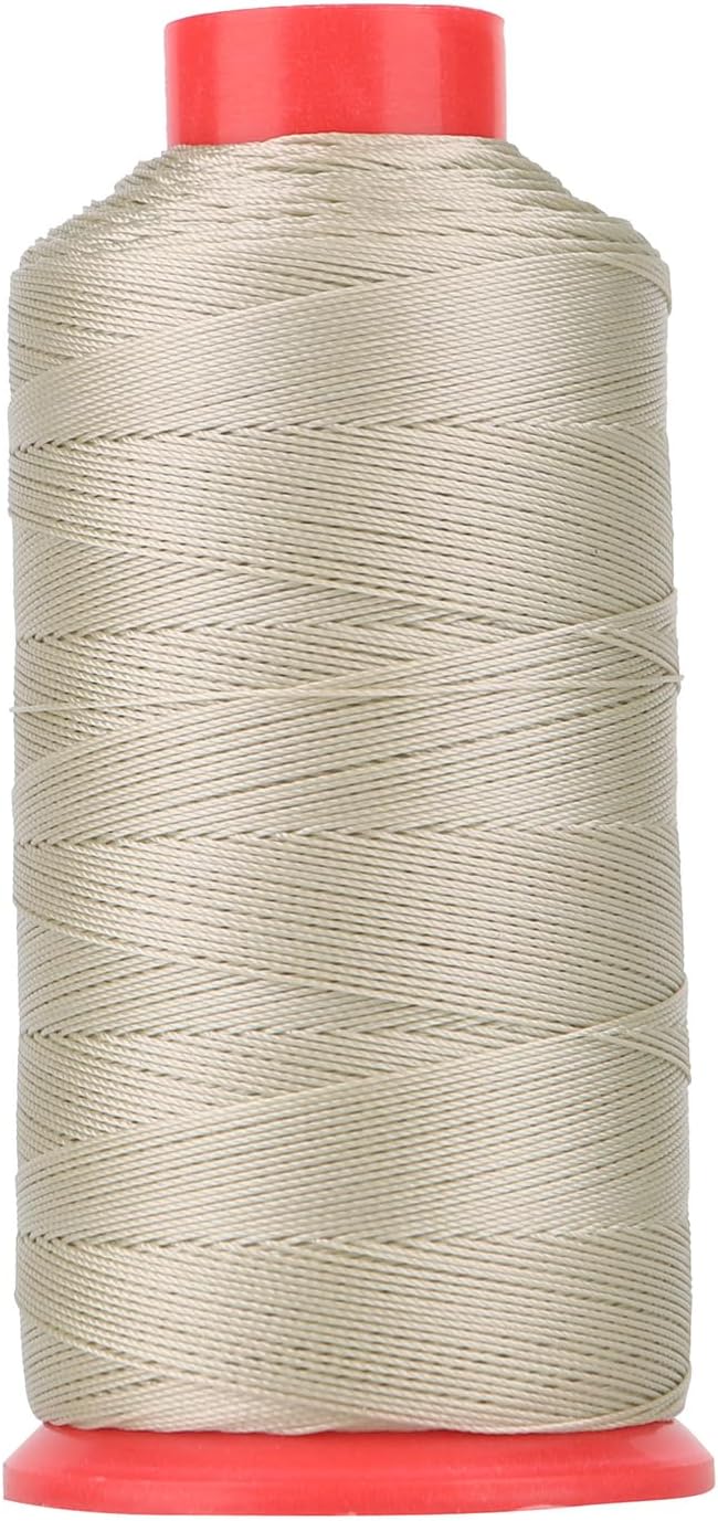 Heavy Duty Bonded Nylon 66 Sewing Thread 420D/3 T135#138 750 Yards for Canvas Furniture Upholstery Leather Goods Leather Footwear Outdoors(532, 420D/3)