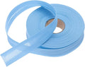 MECCANIXITY 1 Inch Single Fold Bias Tape Polyester Continuous Bulk Bias Tape for Sewing,Seaming Quilting Hemming Binding Crafts (Light Blue 25 Yards)