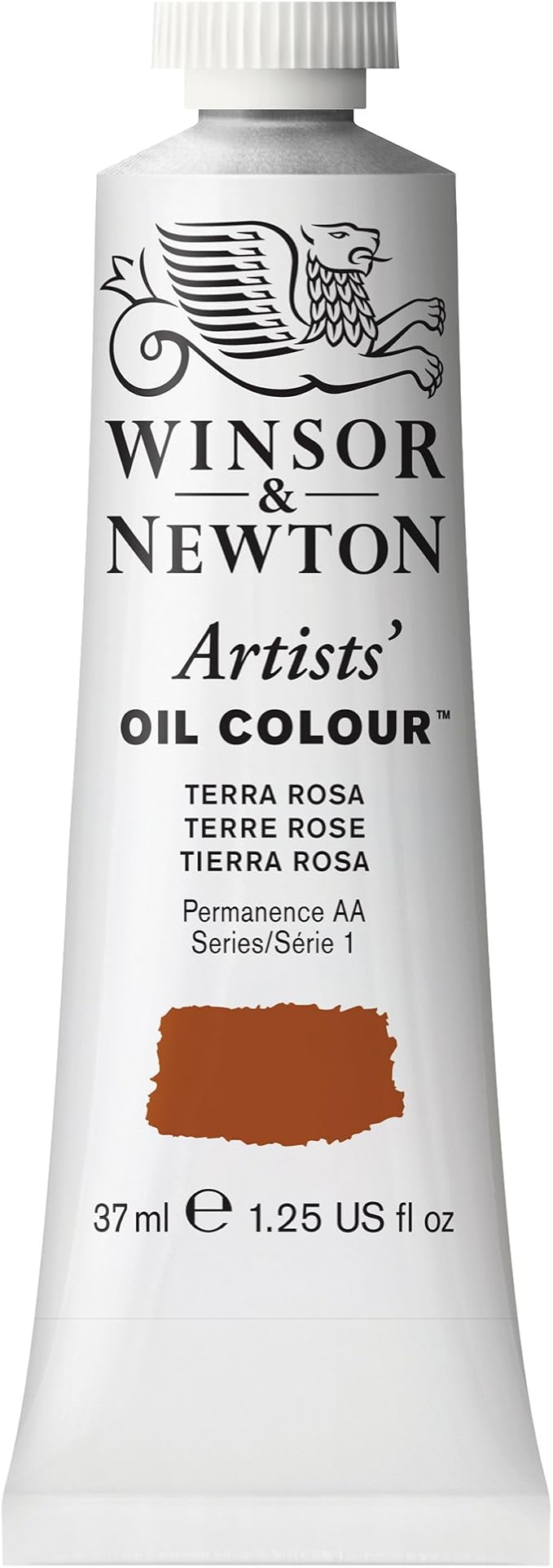 Winsor & Newton Artists' Oil Color, 37ml (1.25 oz) Tube, Terra Rosa
