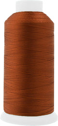 Mandala Crafts Burnt Orange Heavy Duty Thread - 1500 Yds Tex 70 Bonded Polyester Threads for Sewing Drapery, Jeans, Leather, Hair, Outdoor Marine Upholstery