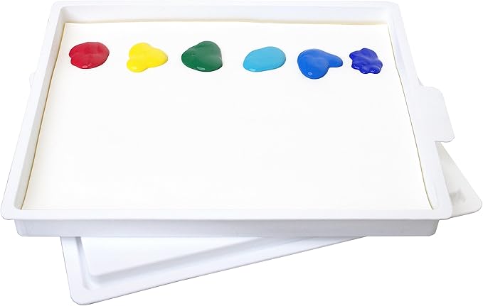 Masterson Sta-Wet Handy Palette Bundled Set, with 30 Acrylic Paper Refill Sheets, 8.5in x 7in Airtight Wet Painting Palette, Keeps Wet Paint Fresh for Days, Made in USA