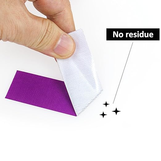 BOMEI PACK Purple Duct Tape,Small Roll,1 inch x 60 Yards,Heavy Duty Waterproof,No Residue,Tear by Hand,9 Mil Industrial Grade StrongTape for Repair,Crafts & Home Improvement (Purple)