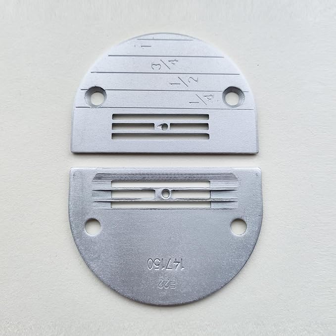2PCS #147150LGW Industrial Sewing Machine Needle Plate Compatible with JUKI Brother Singer Single Needle Sewing Machines