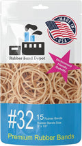 3" x 1/8'' - Size #32 - Rubber Band Depot - Everyday Rubber Bands, Business Bands - 15 Rubber Bands