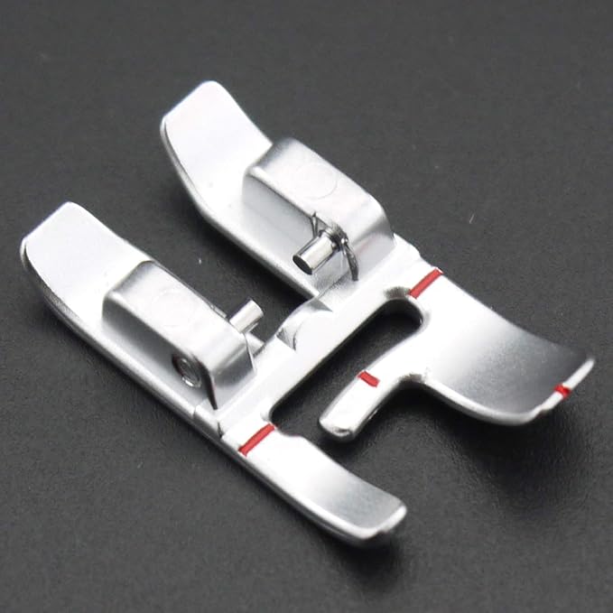 DreamStitch 821007096 Snap ON Right Edge Bi-Level Presser Foot for Pfaff IDT System Sewing Machine DL-EM-821007096