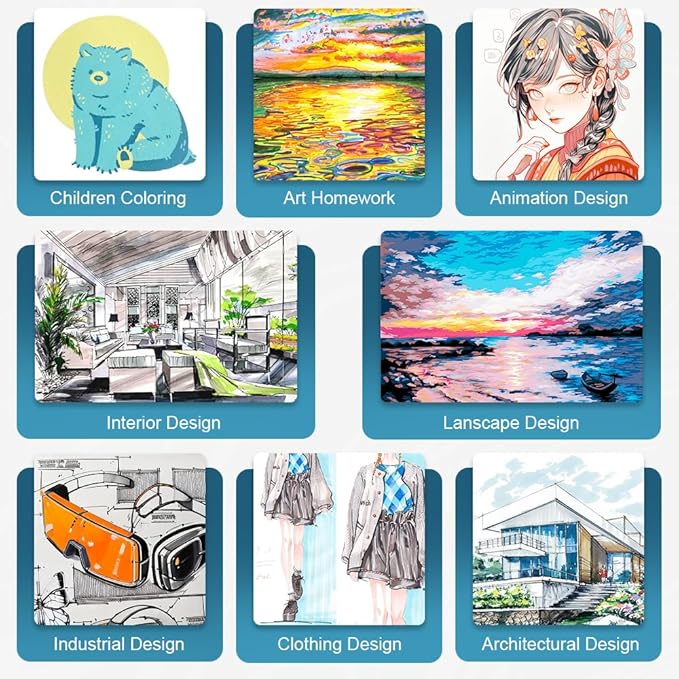 Alcohol Markers, 80 Colors Dual Tip Art Markers For Adults, Coloring Painting School Supplies Sketch Drawing Marker For Students Drawing and Coloring