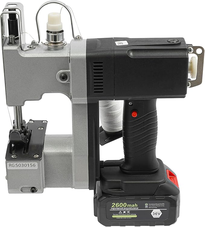 Bag Closing Machine, 190W 18000rpm Bag Sewing Machine, Portable Bag Closing Machine for Sewing Threads, Garment Threads