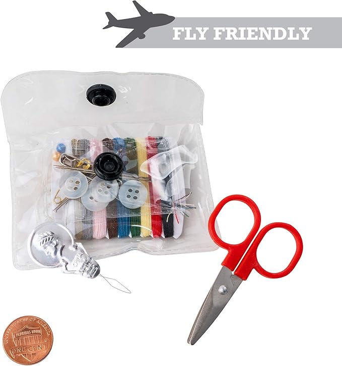 SINGER 00267 Sewing Kit in Reusable Pouch,