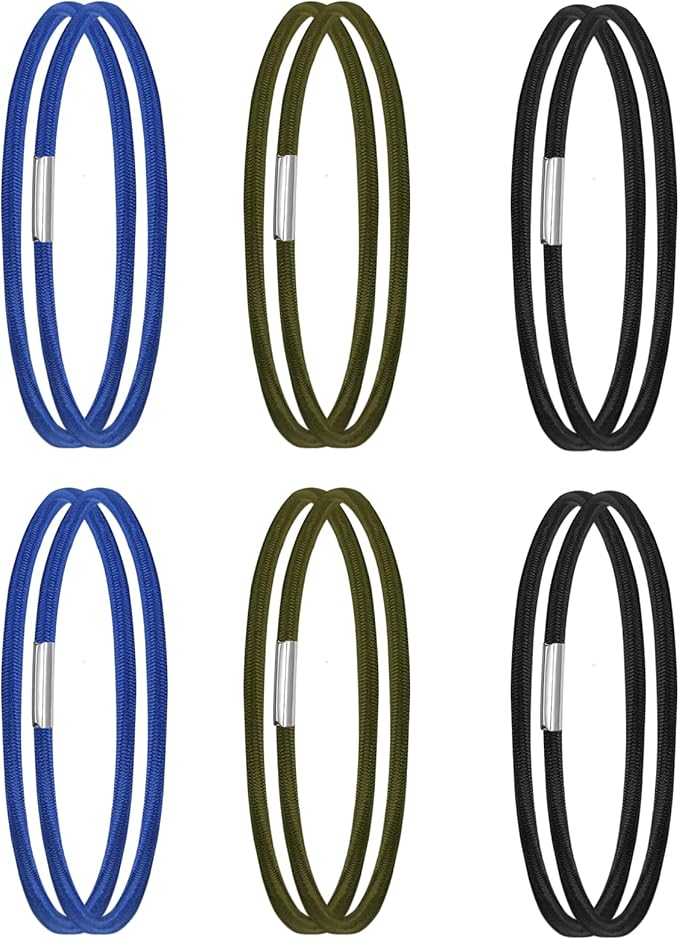 Gallon Trash Can Rubber Bands (Set of 6), Elastic Garbage Bin Straps, Secure Liners for Kitchen, Bathroom, Outdoor & Multi-Purpose Use – Durable (Small(13-30 Gallon))
