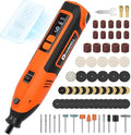 HARDELL Cordless Rotary Tool 12V, 6 Speed Power Rotary Tool with Display Screen, 80pcs Accessories, 2000mAh Fast-Charging Battery Rotary Tool Kit for Sanding,Carving,Polishing,Drilling,Cutting
