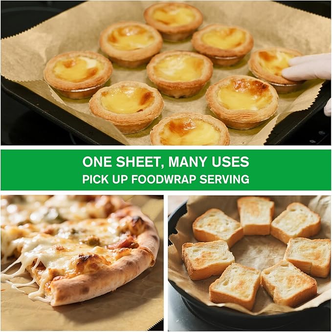 EcoDispose Precut POP UP Deli Paper Sheet Pack of 200, Interfolded Heavy Paper for Food Wrap and Serving (12" x 10-1/2", Kraft）