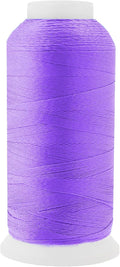 Mandala Crafts Lilac Heavy Duty Thread - 1500 Yds Tex 90 Bonded Polyester Threads for Sewing Drapery, Jeans, Leather, Hair, Outdoor Marine Upholstery