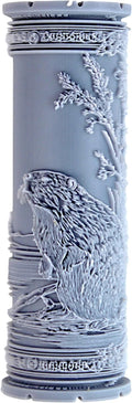 Beaver Clay Texture Roller (4") - Freshwater Set #01 - Embossing Pattern Roller for Polymer & Ceramic Clay, Pottery & Crafts