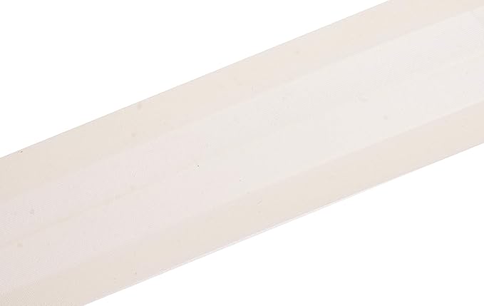 Mandala Crafts 55 Yards 1 Inch Cream Double Fold Bias Tape for Sewing - Bias Binding Tape for Quilting Binding, Hemming, Seam, and Fabric Piping