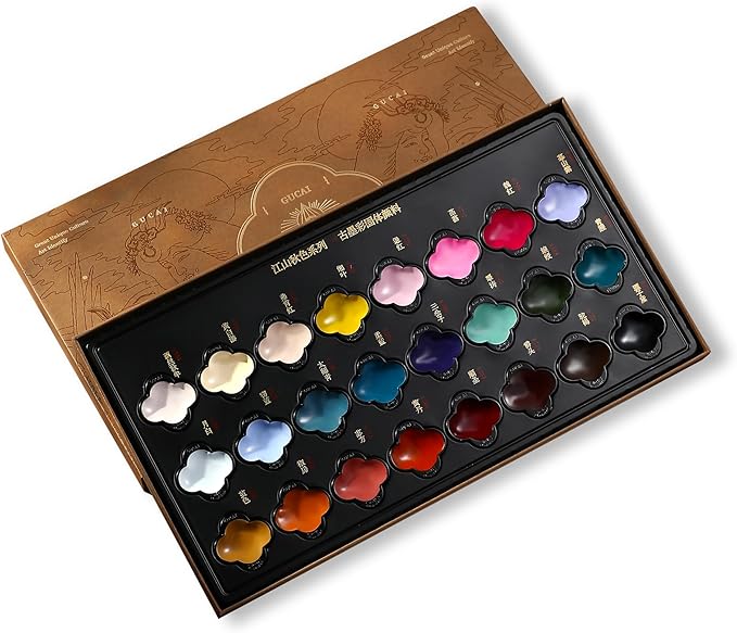 rubens Watercolor Paint Set 24 Colors,Professional Art Supplies,Water Colors Paint Adult Set，Artistro,Beginner