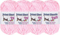 4 * 100g Fluffy Velvet Chenille Yarn for Crocheting and Knitting, Handcrafts Weaving Soft Chenille Yarn for Crocheting Clearance, Used for Making Baby Yarn Blanket, Clothes, DIY Craft (Pink)