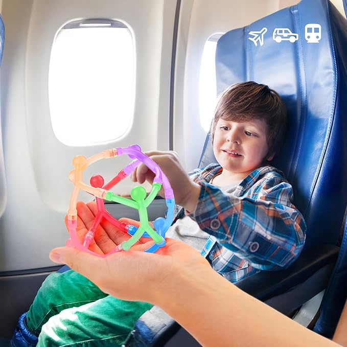 6Pcs Magnetic-People-Magnet-Men: Magnetic Travel Toys for Kids, Creative, Portable and Educational, Funny Magnets for Kids, Small Toys for Classroom Prizes, Easter Egg Stuffers, Office
