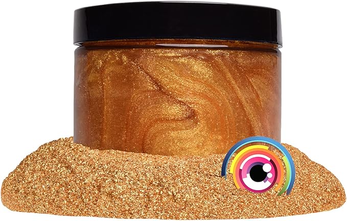 Eye Candy Pigments Premium Gold Mica Powder - Kula Gold (25gr) - for Epoxy, Resin, Soap, Paint, Woodworking, Acrylic Pouring, Bath Bombs, Fishing Lures - DIY Arts and Crafts Additive