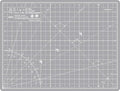 Elan Cutting Mat A4 Gray, Self Healing Cutting Mat 9x12 Inch, 5-Ply Craft Board Gray, Hobby Board for Crafts 9x12 Inch