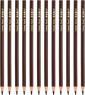 PATIKIL Coffee Colored Pencils Set,12 Pcs Oil Color Pencils Wooden Coloring Drawing Pencil for Artists Art Painting